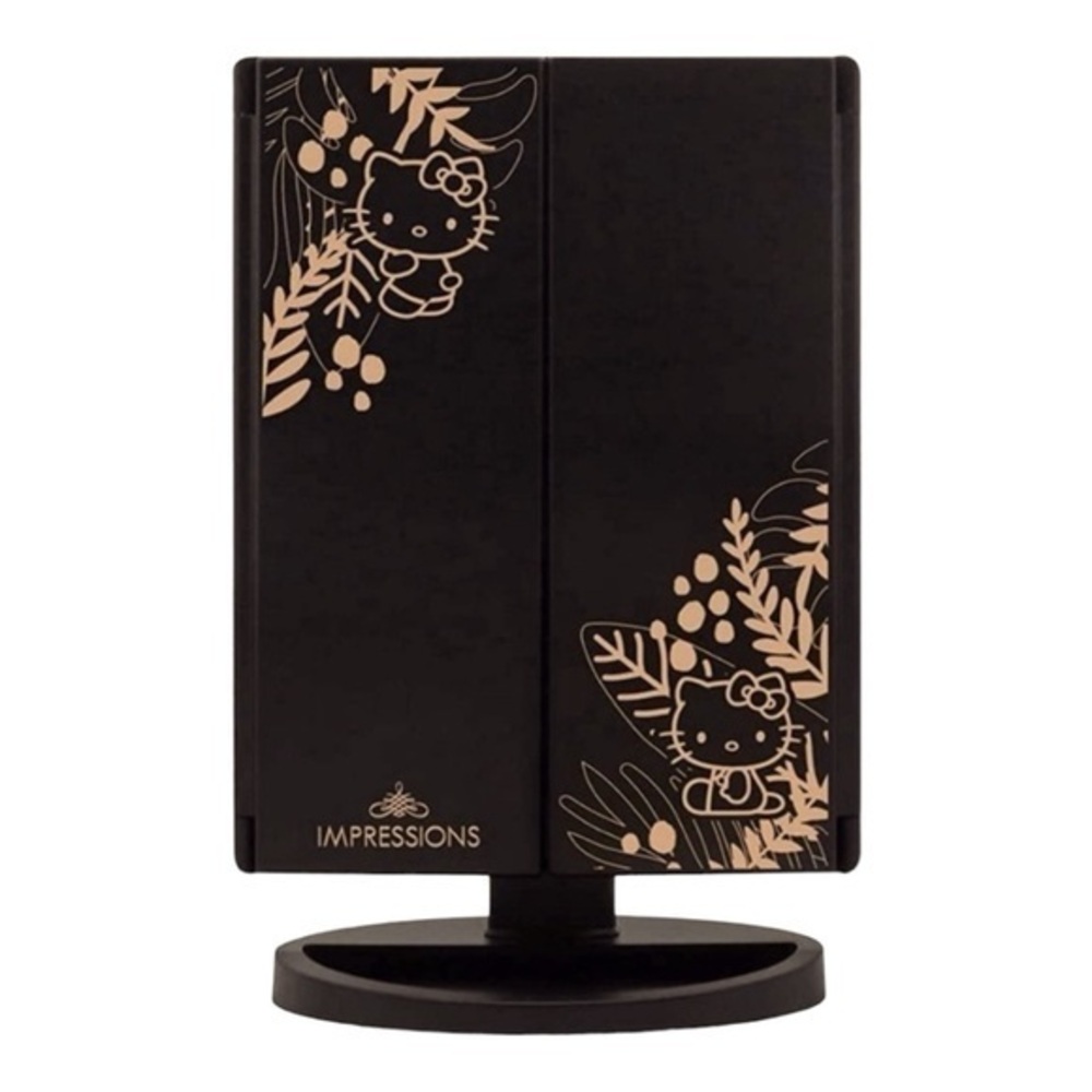 HELLO KITTY TRIFOLD LED TRI-TONE MAKEUP MIRROR WITH MAGNIFICATION